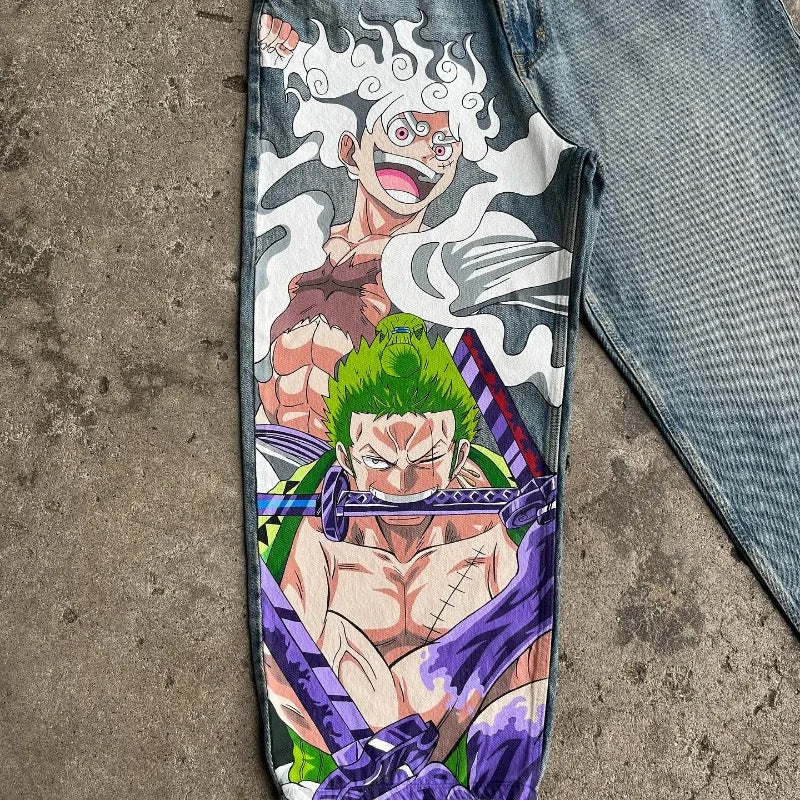 Zoro x Luffy jeans